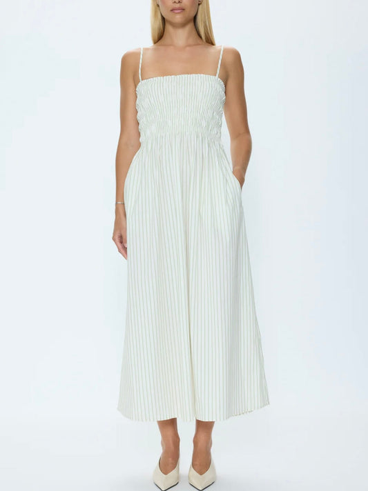 PISTOLA BIANCA DRESS- SAGE EGRET