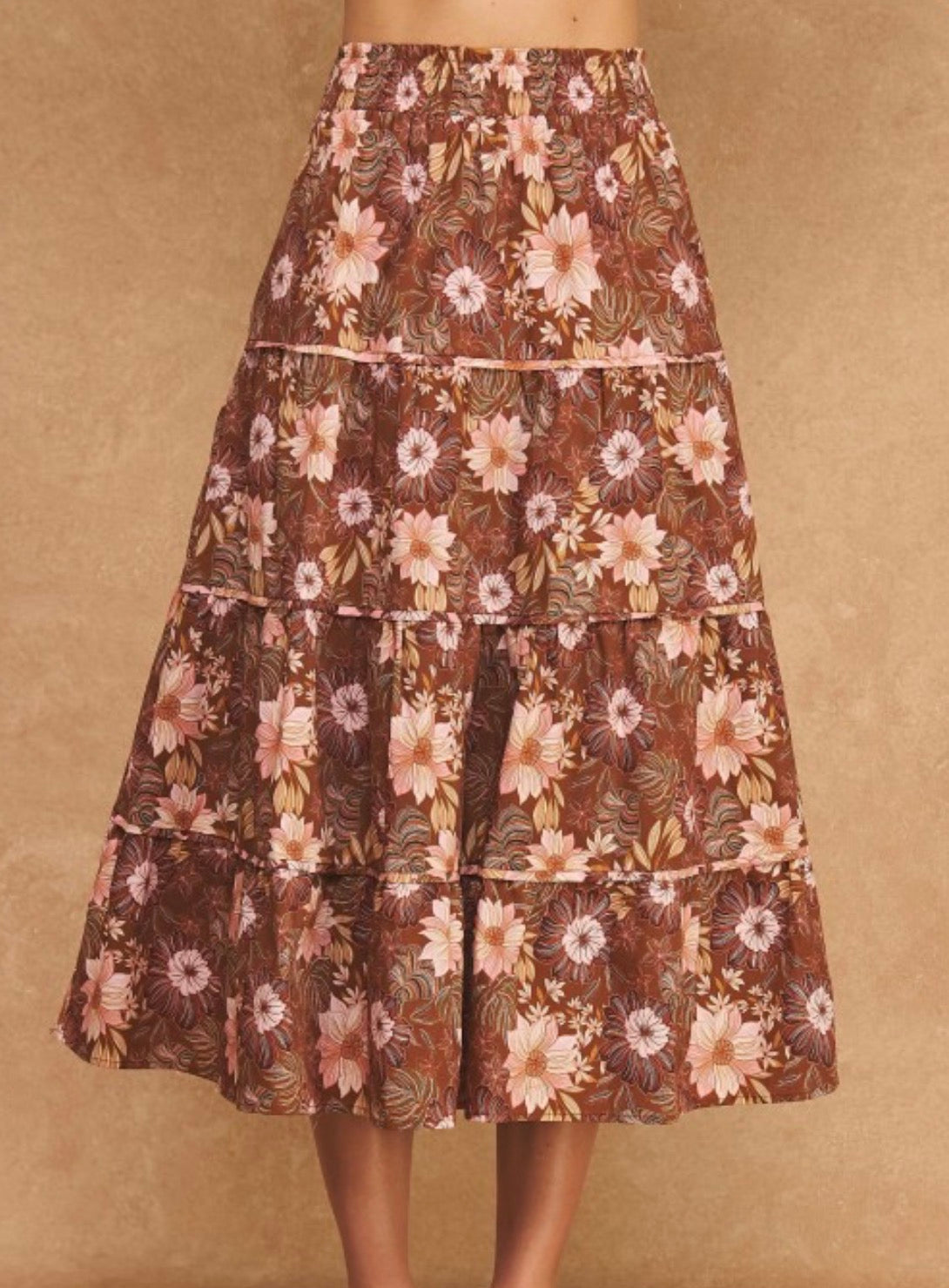 FLORA MIDI SKIRT