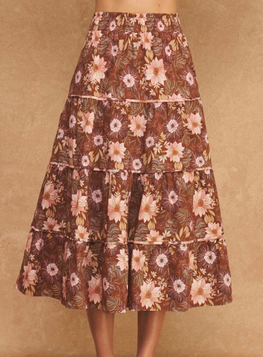 FLORA MIDI SKIRT