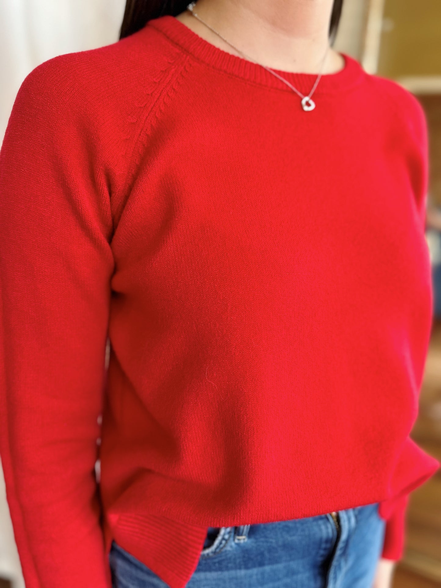 BEGONIA SWEATER CRANBERRY