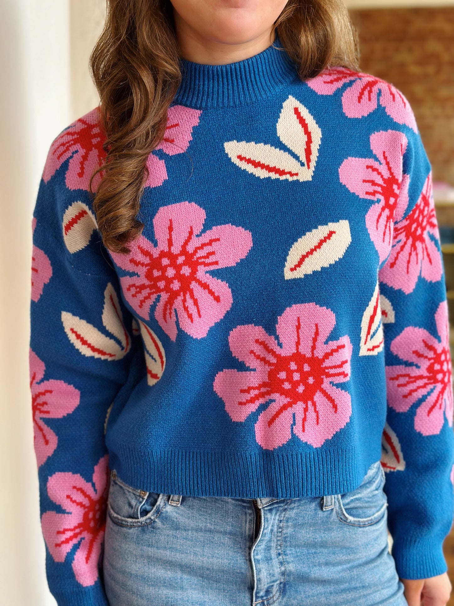 GRACE SWEATER- BLUE