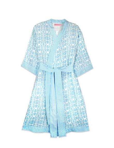 BATHROBE BLUE CHINTZ