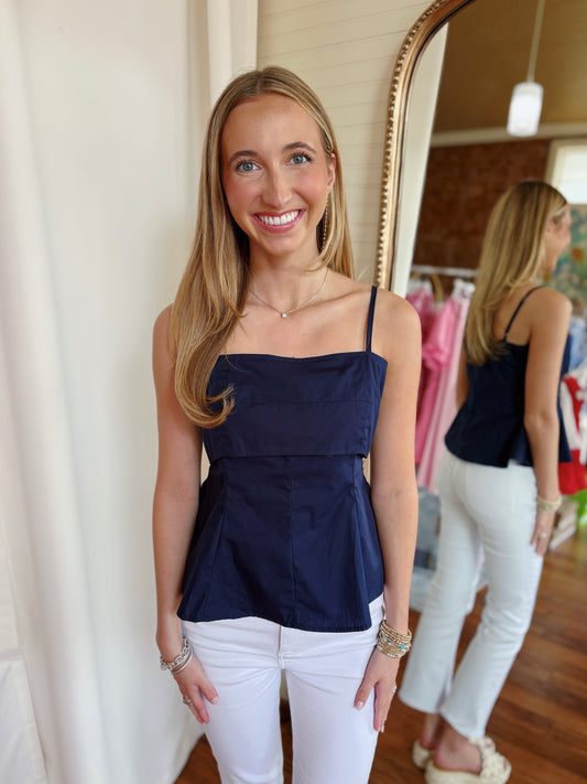HAVEN TOP- NAVY