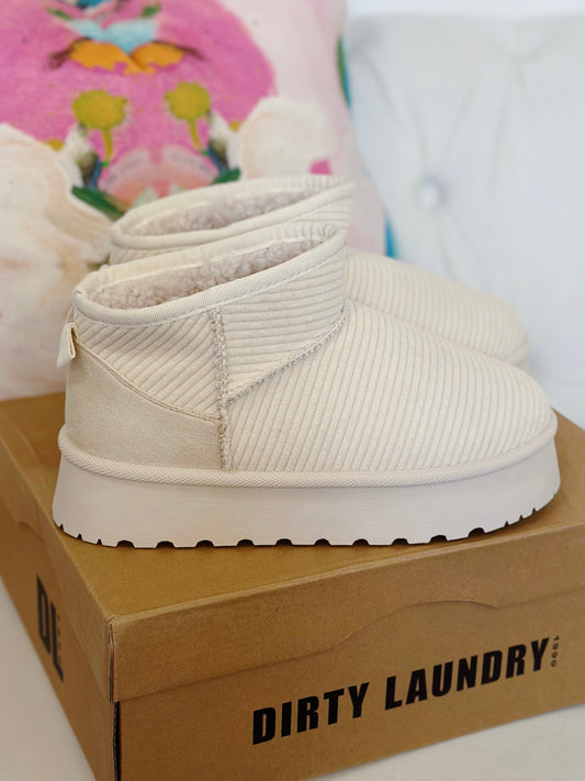 YARROH CORDUROY MINI BOOT CREAM