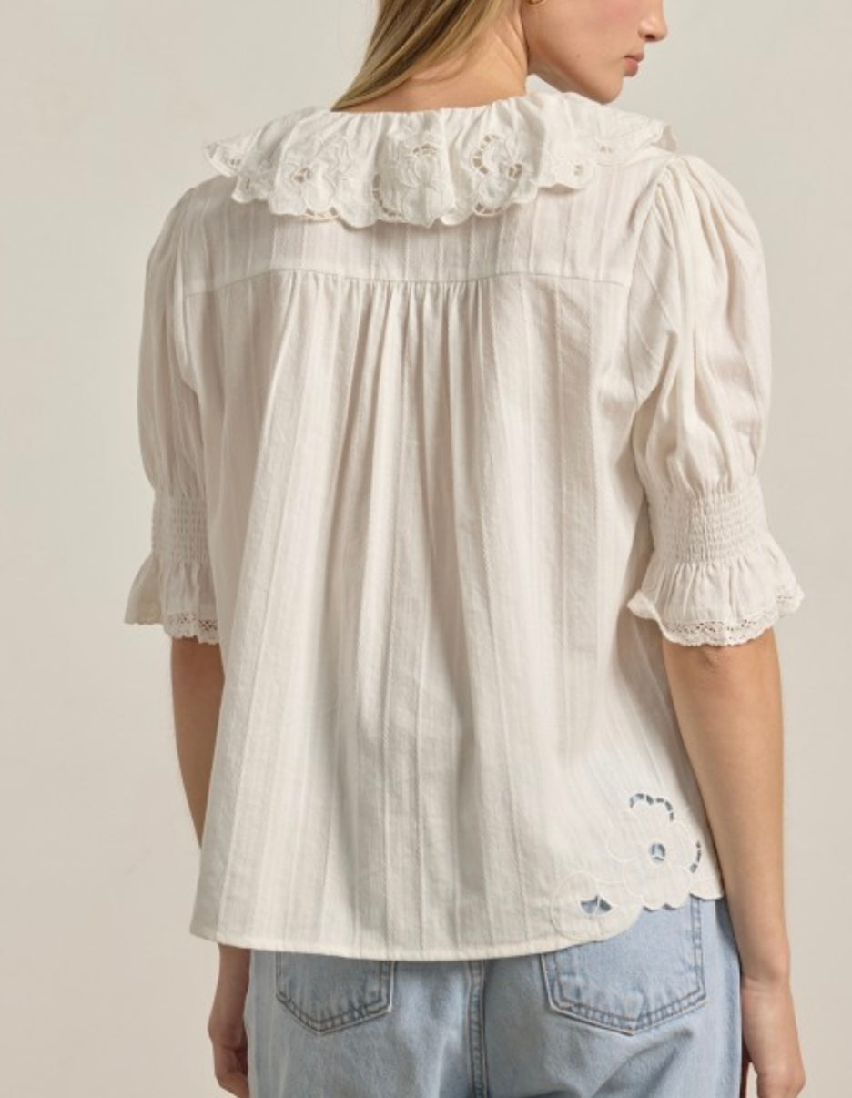 MARGARET TOP- OFF WHITE
