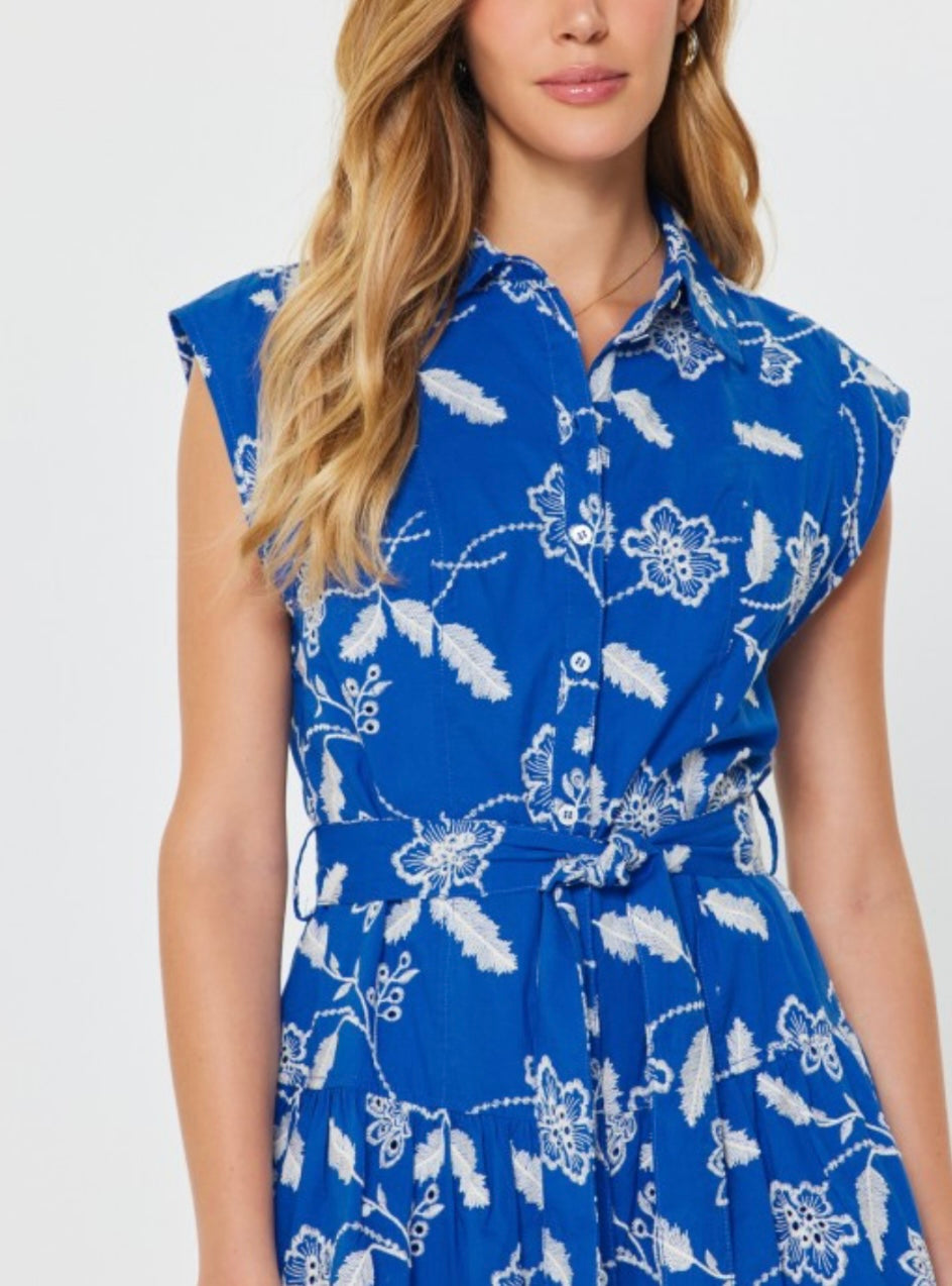 STORY EMBROIDERY DRESS