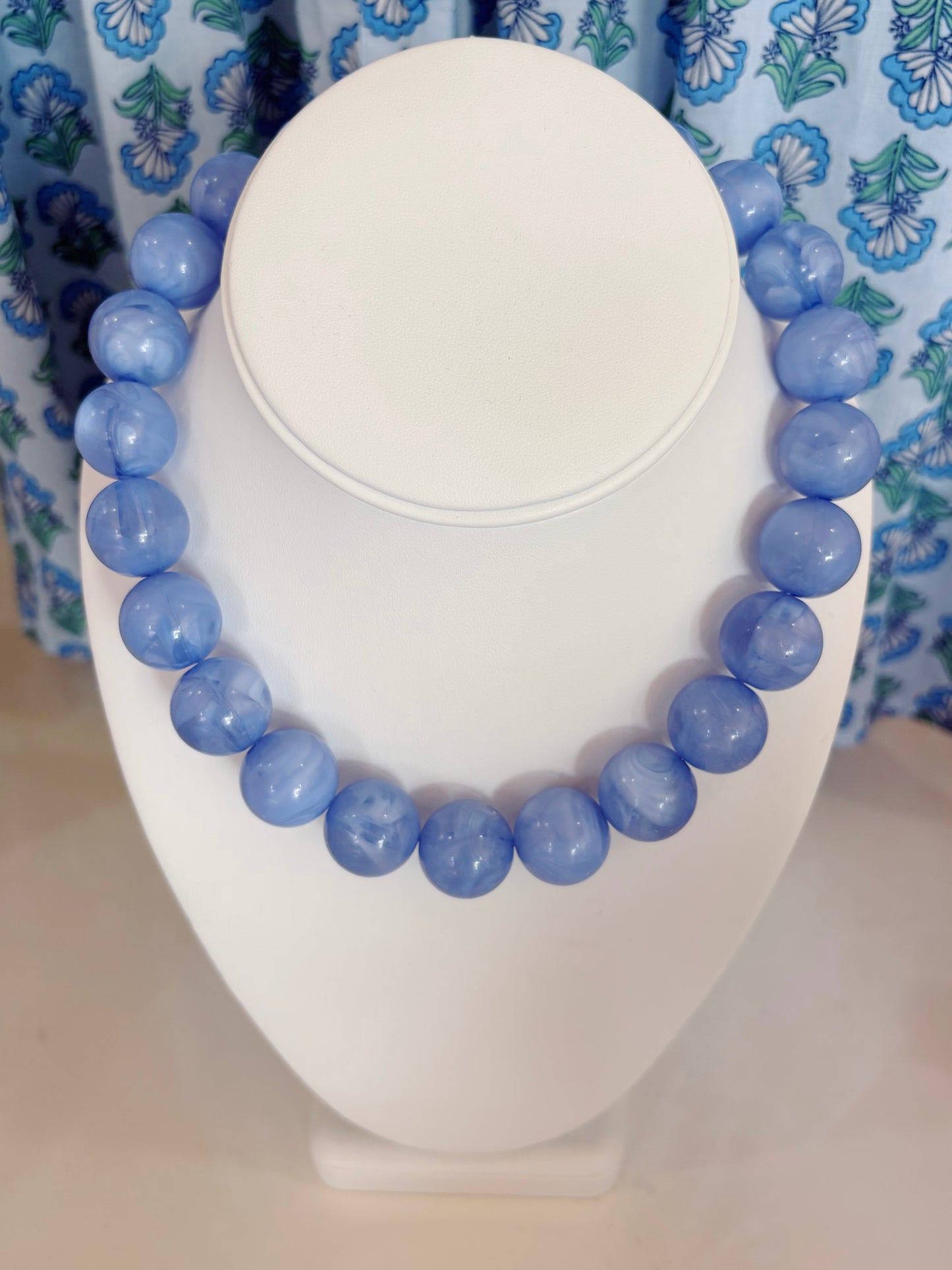 GEMELLI KAMERON NECKLACE- LIGHT BLUE