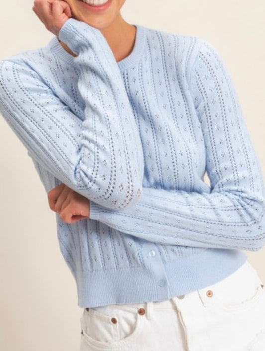 ICE BLUE CARDIGAN