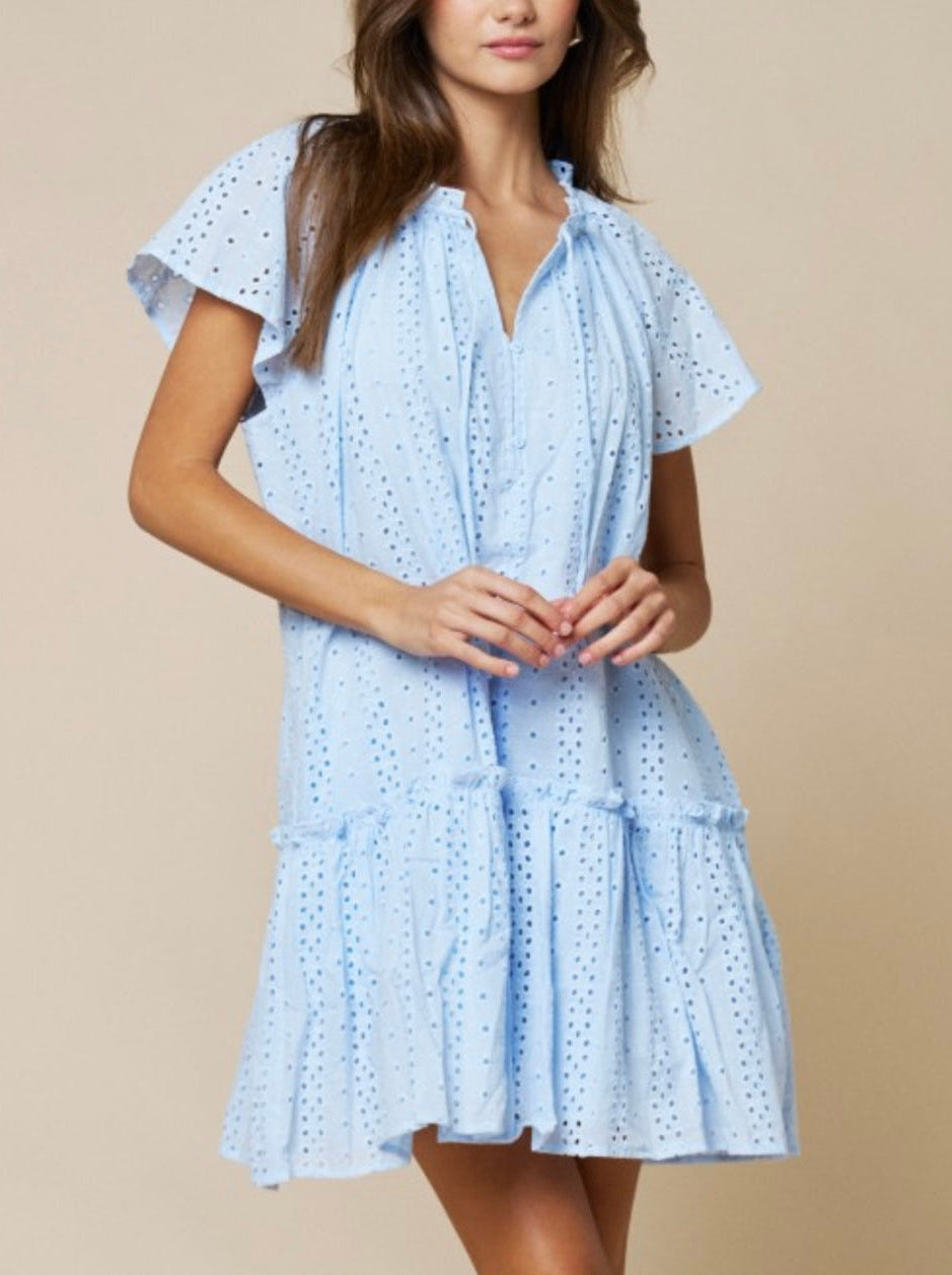 ERIN DRESS- LIGHT BLUE
